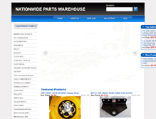 Tablet Screenshot of nationwidepartswarehouse.com